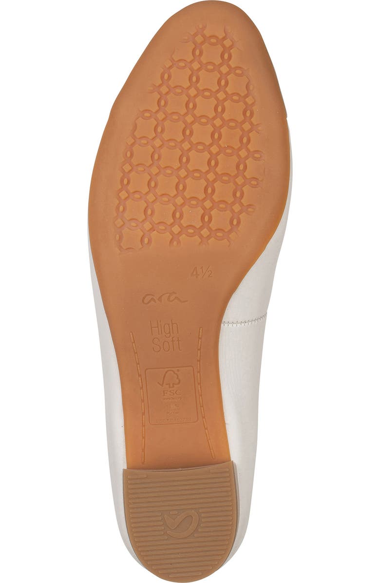 ara Nanette Block Heel Pump, Alternate, color, Cream Calf / Sand Calf Toe