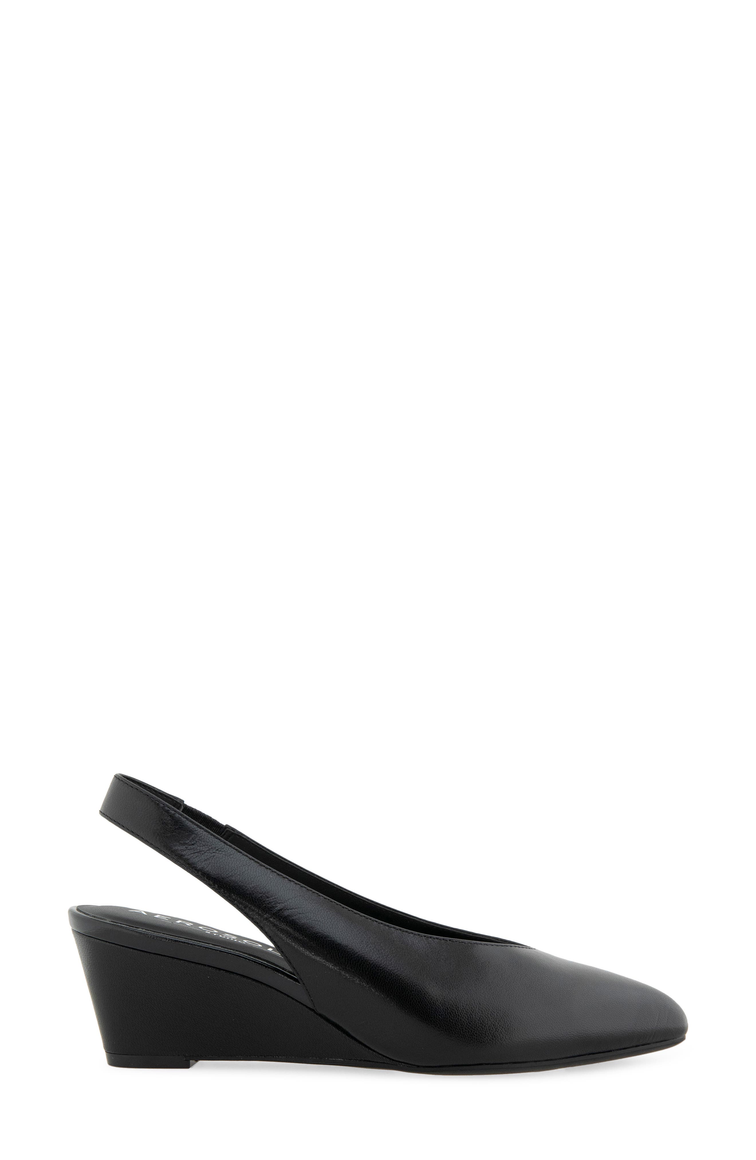 Aerosoles Carmenza Suede Slingback Pump, Alternate, color, Black