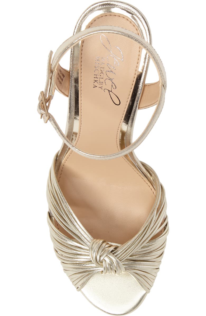 Jewel Badgley Mischka Lady Ankle Strap Sandal, Alternate, color,