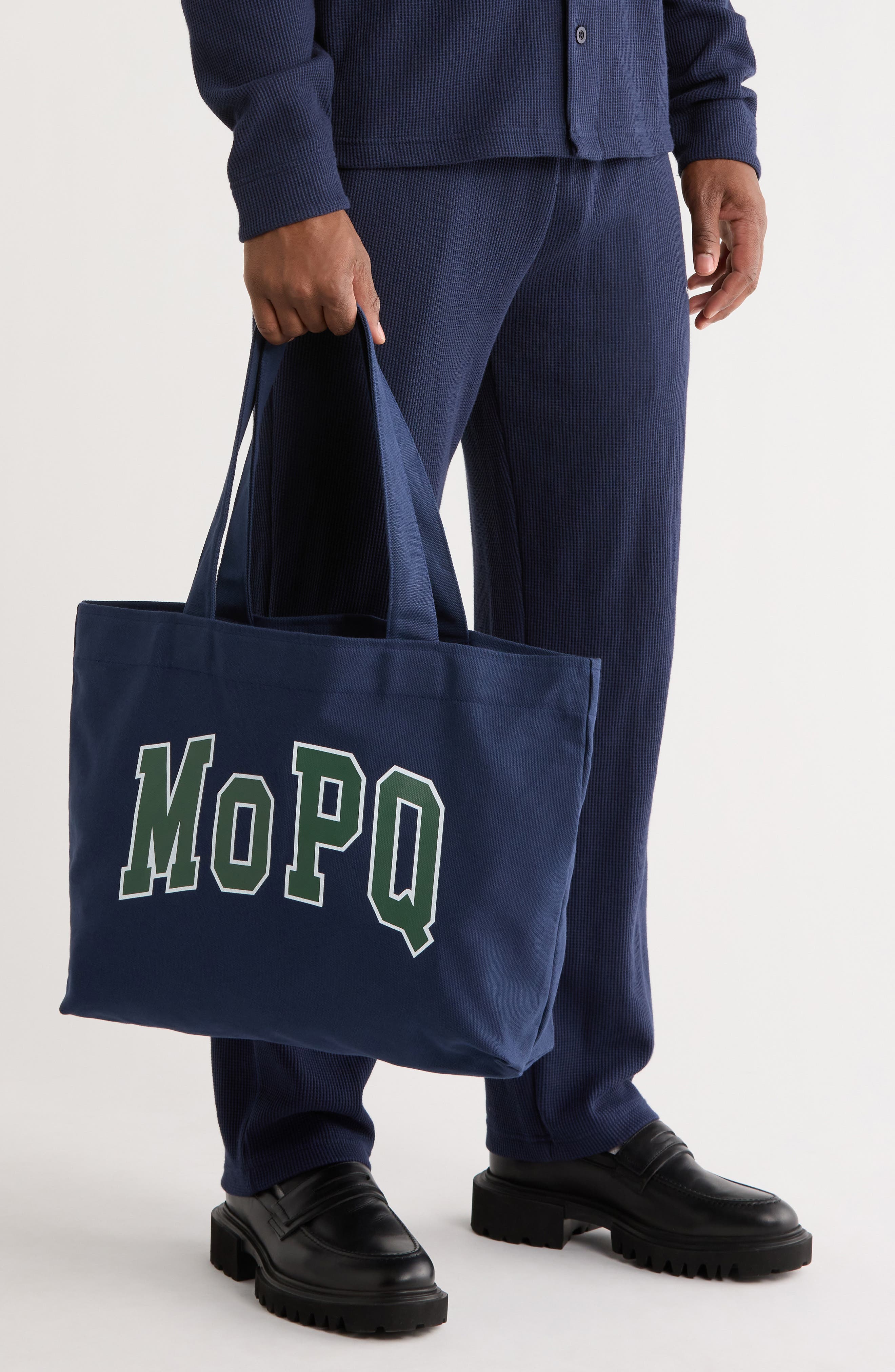 Museum of Peace & Quiet University Tote Bag, Alternate, color, Navy