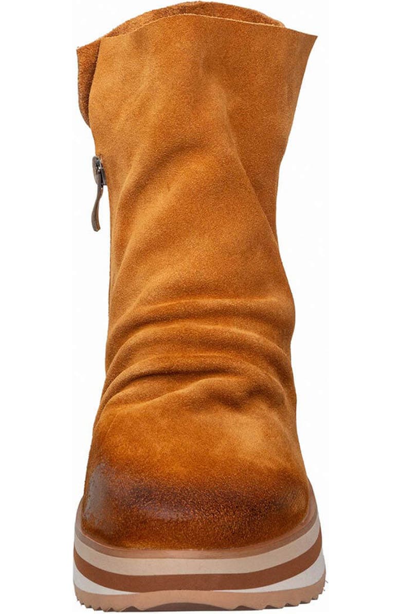 ANTELOPE Kirsten Platform Wedge Boot, Alternate, color, Cognac
