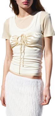 MANGO Layered T-Shirt