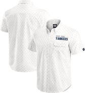 Darius Rucker Collection by Fanatics Men's Darius Rucker Collection by Fanatics Cream New York Yankees Printed Button-Down Top