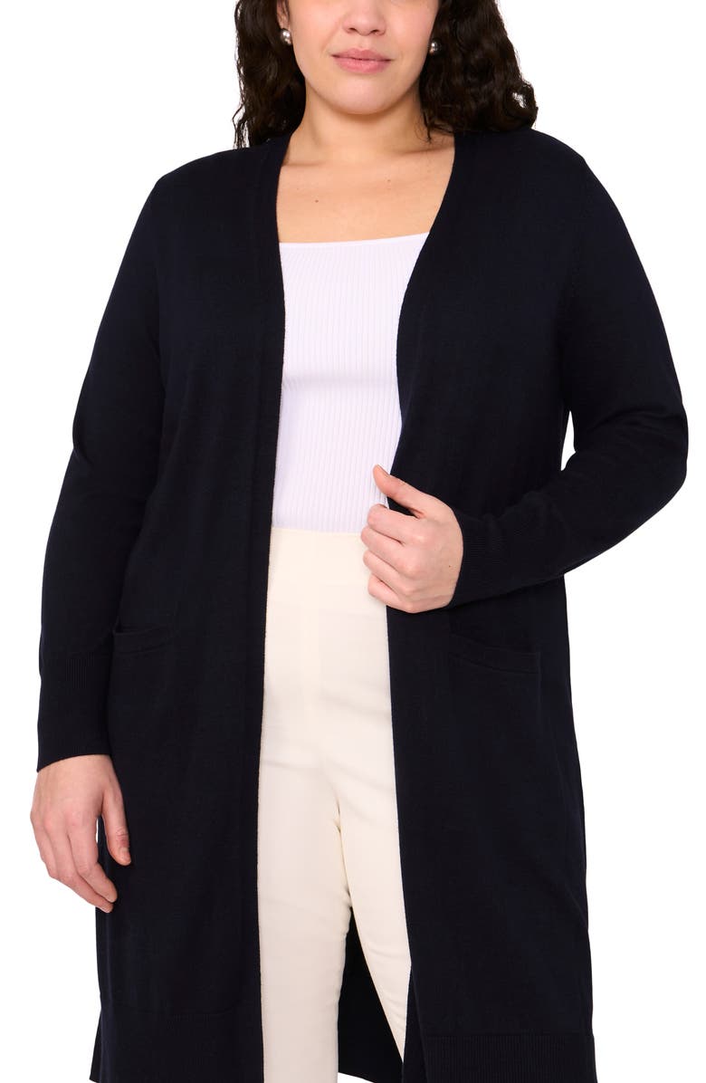 Halogen<sup>®</sup> Open Front Longline Cardigan, Alternate, color, Navy Depths