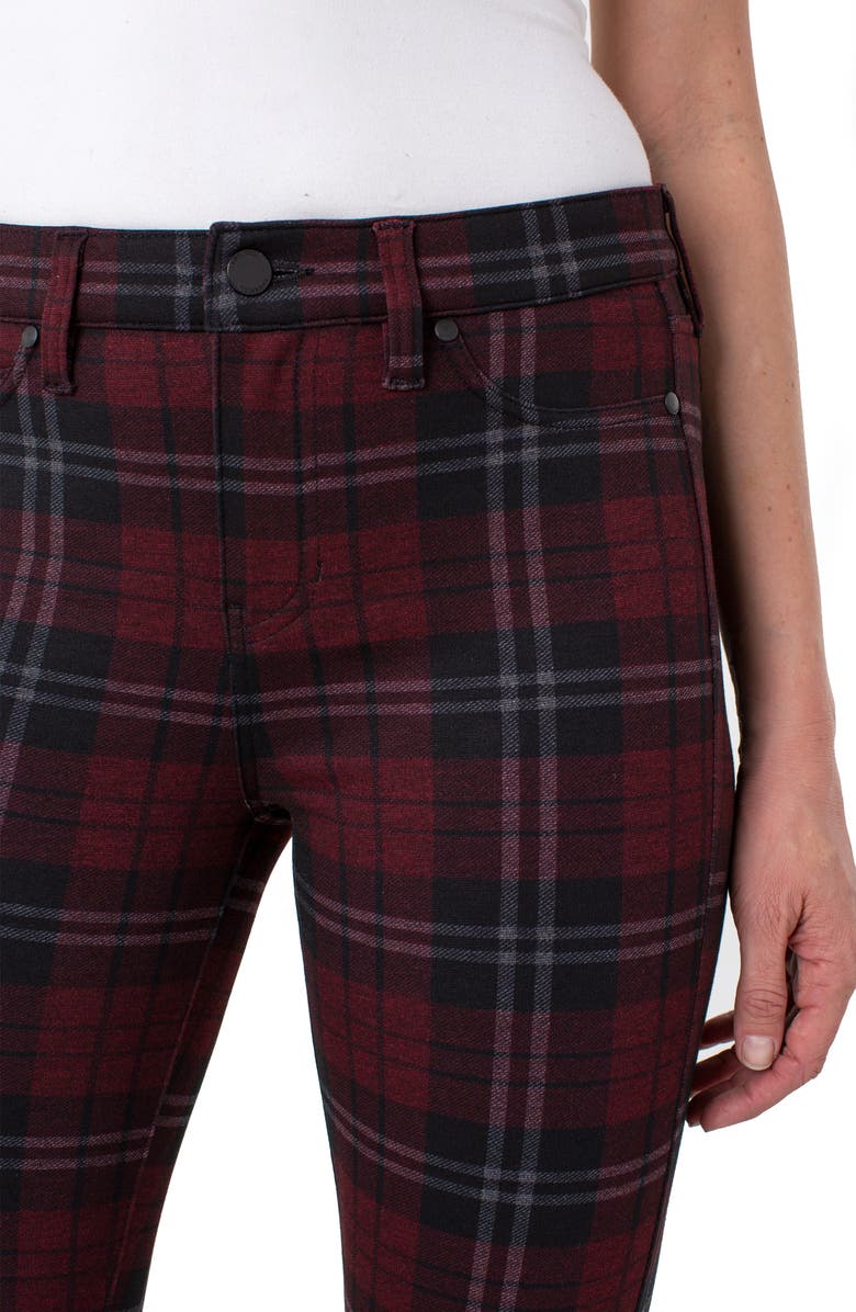 Liverpool Los Angeles Madonna Plaid Ankle Skinny Pants, Alternate, color,