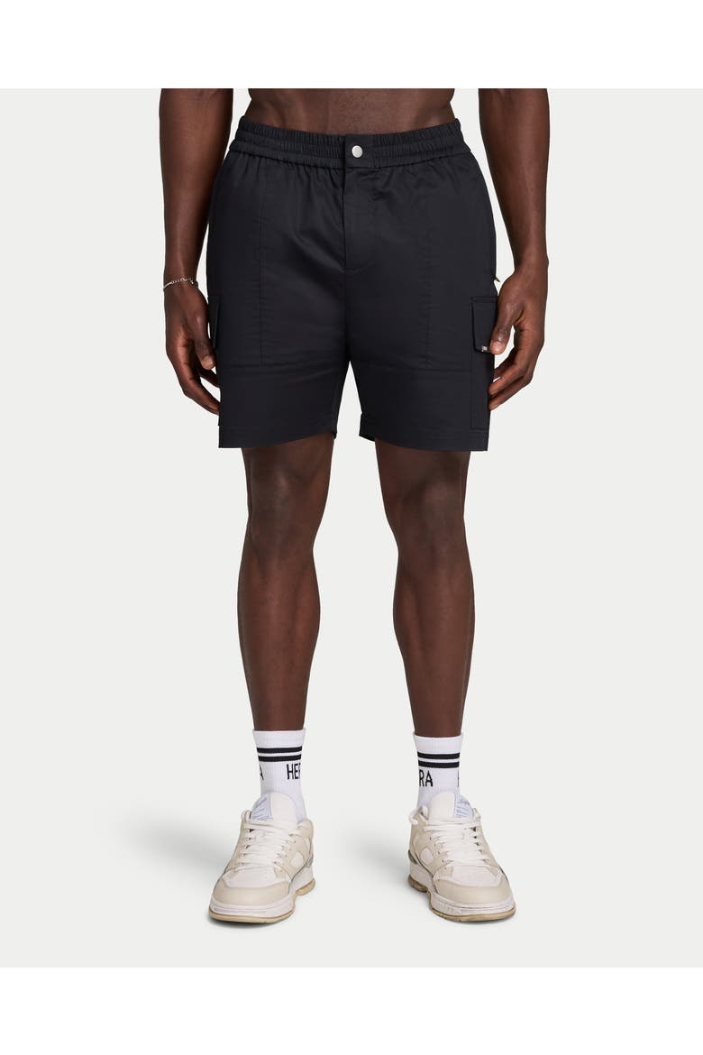 Utility Cargo Shorts, Main, color, Black