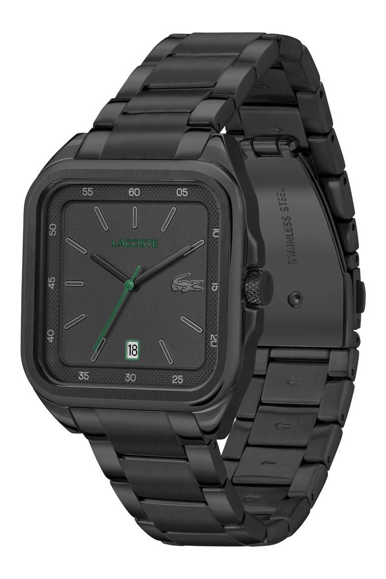 L.12.12 Up Bracelet Watch, 39mm x 32mm, Alternate, color, BLACK