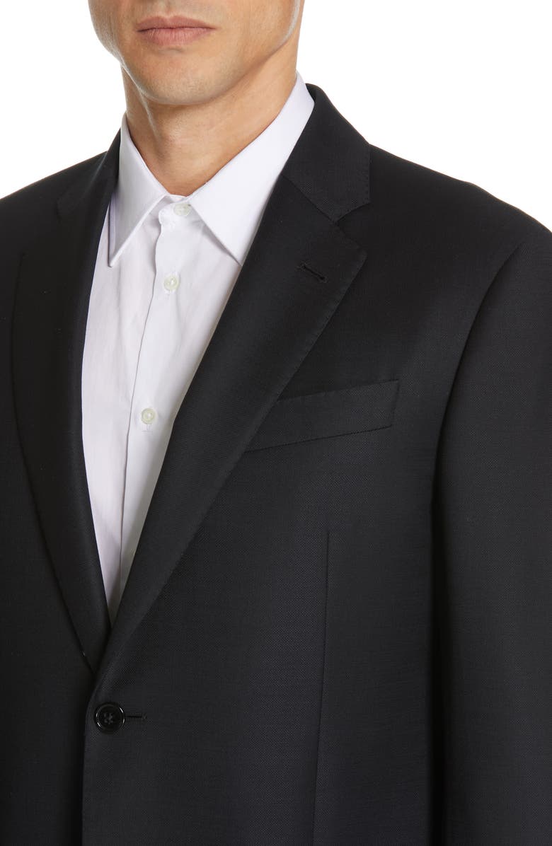 Emporio Armani Trim Fit Wool Blazer, Alternate, color, 