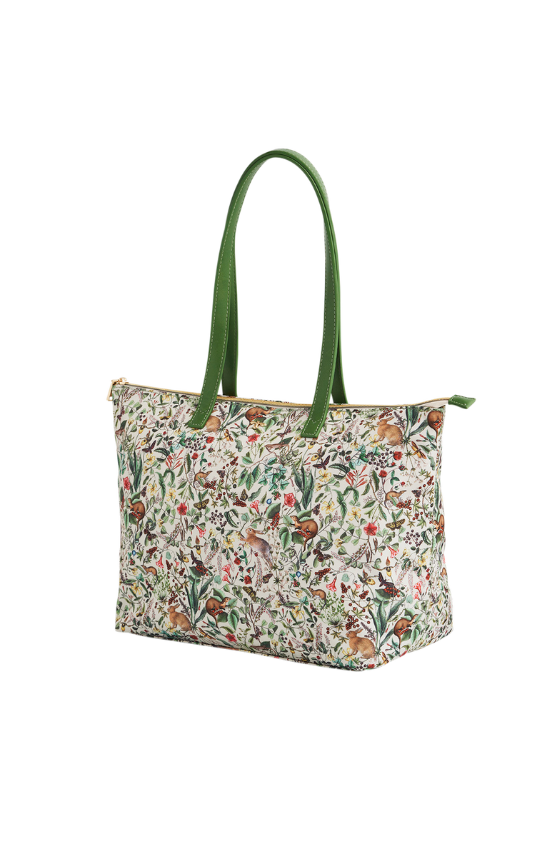 Fable England Garden Floral Grab Tote, Alternate, color, Light/Pastel Green