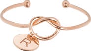 MESHMERISE Love Knot Initial Bracelet