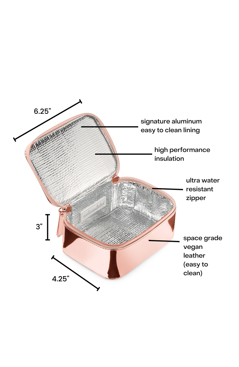 WELLinsulated Performance Mini Travel Case, Alternate, color, Rose Gold