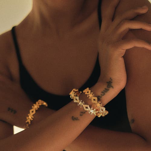 Dhwani Bansal Safa Bracelet In Gold