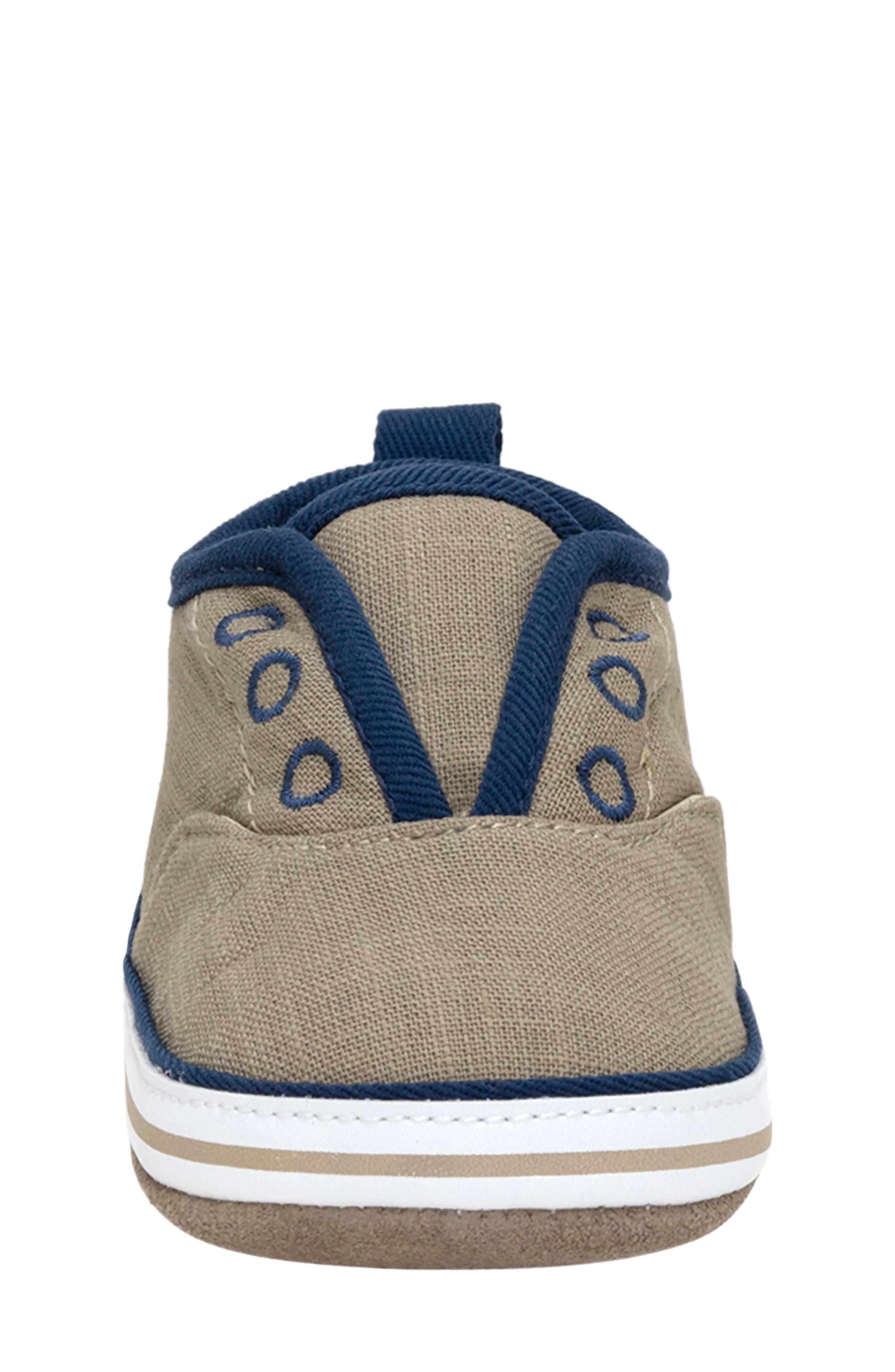 Robeez<sup>®</sup> Kids' Calder Slip-On Sneaker, Alternate, color, Taupe