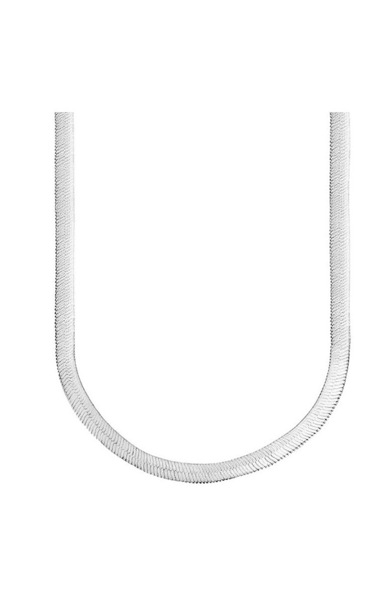 Donatello Gian Sterling Silver Thick 5.5M Flat Necklace, Main, color, Silver