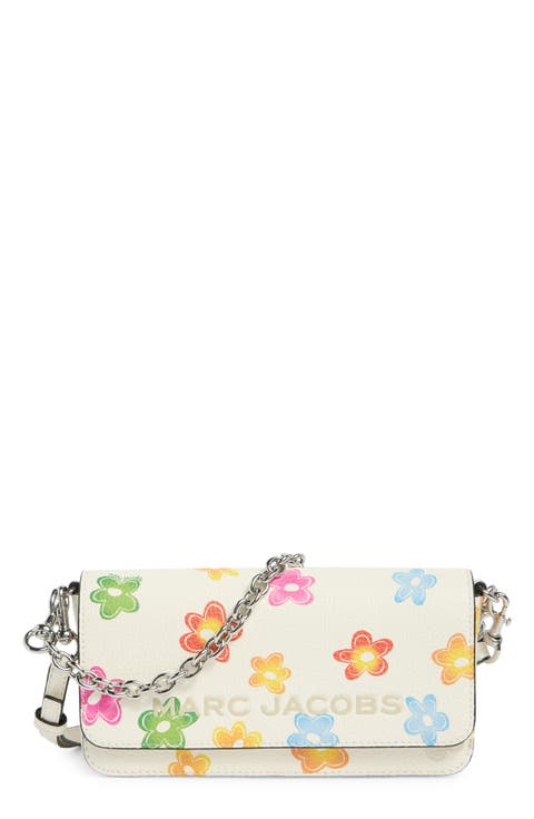 Floral Leather Crossbody Mini Bag