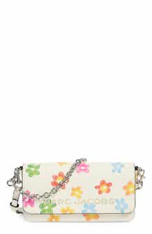 Floral Leather Crossbody Mini Bag