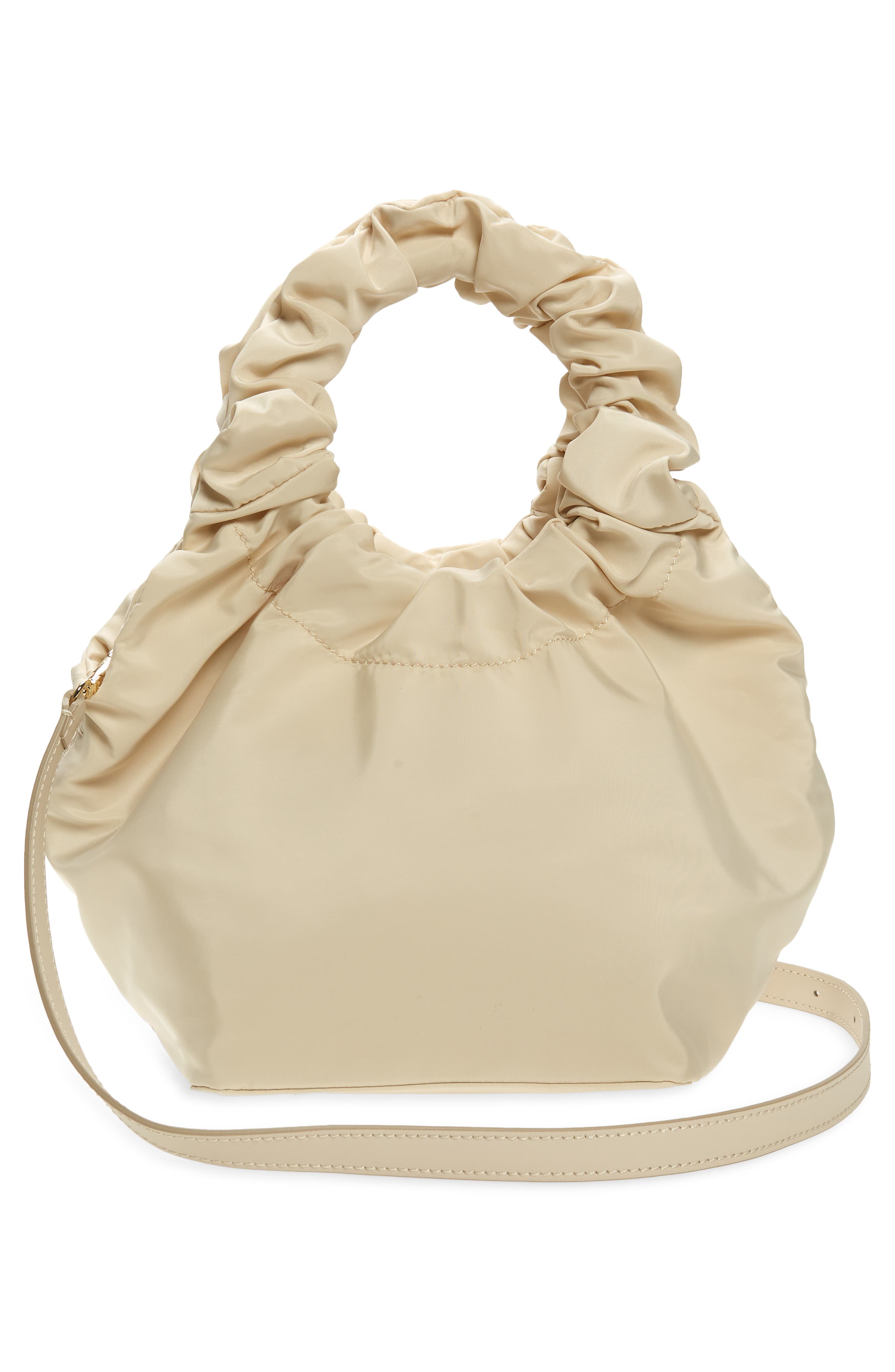 Le Scrunch Mini Crossbody Bag, Alternate, color, BONE