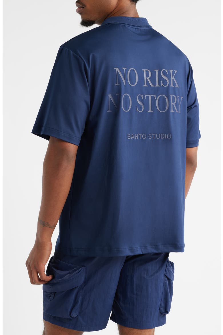 Take Risks Club Polo, Alternate, color, NAVY