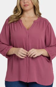 NYDJ Pintuck Top