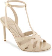 Kenneth Cole Liona Embossed T-Strap Sandal