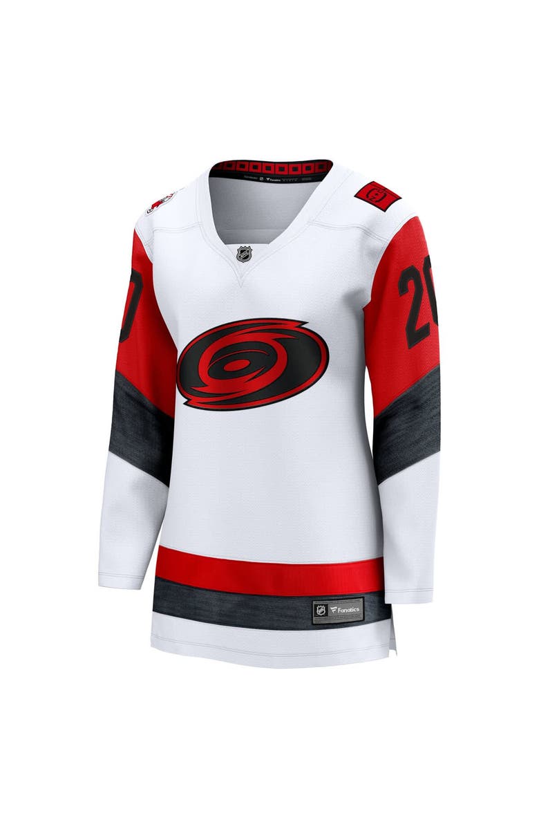 FANATICS Women's Fanatics Sebastian Aho White Carolina Hurricanes Away Breakaway Jersey, Alternate, color, White
