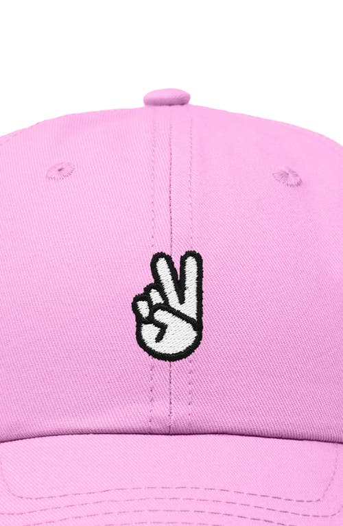 DALIX DALIX PEACE SIGN EMBROIDERED DAD HAT 