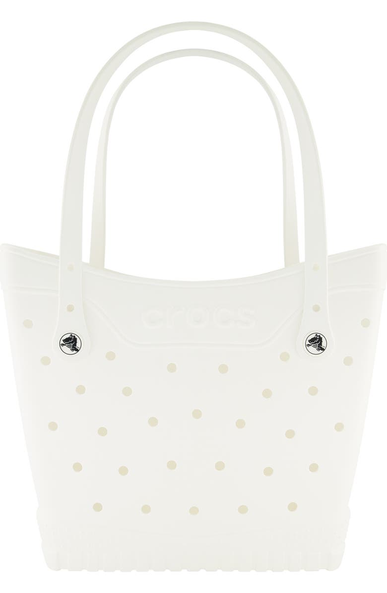 CROCS Medium Classic Tote, Main, color, White