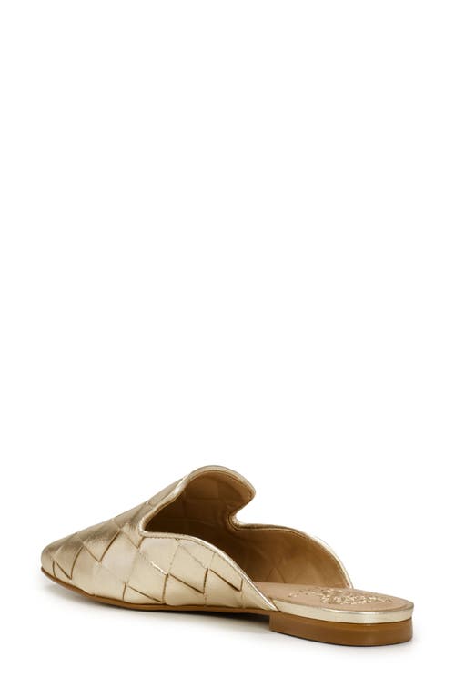 Vince Camuto Bindi Woven Mule In Egyptian Gold
