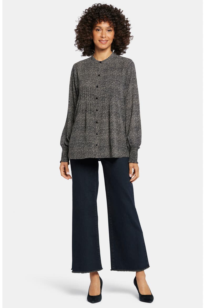 Pleated Peasant Blouse, Alternate, color, MEADOWLARK