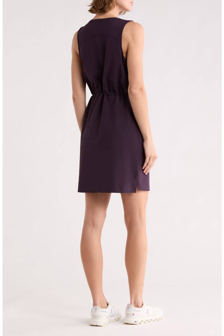 Venture Sleeveless Front Zip Utility Dress, Alternate, color, PURPLE NEBULA
