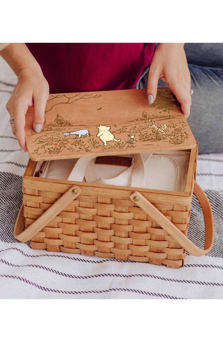 Picnic Time Winnie The Pooh Picnic Basket, Alternate, color,