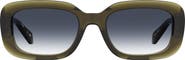 Moschino 54mm Gradient Rectangular Sunglasses