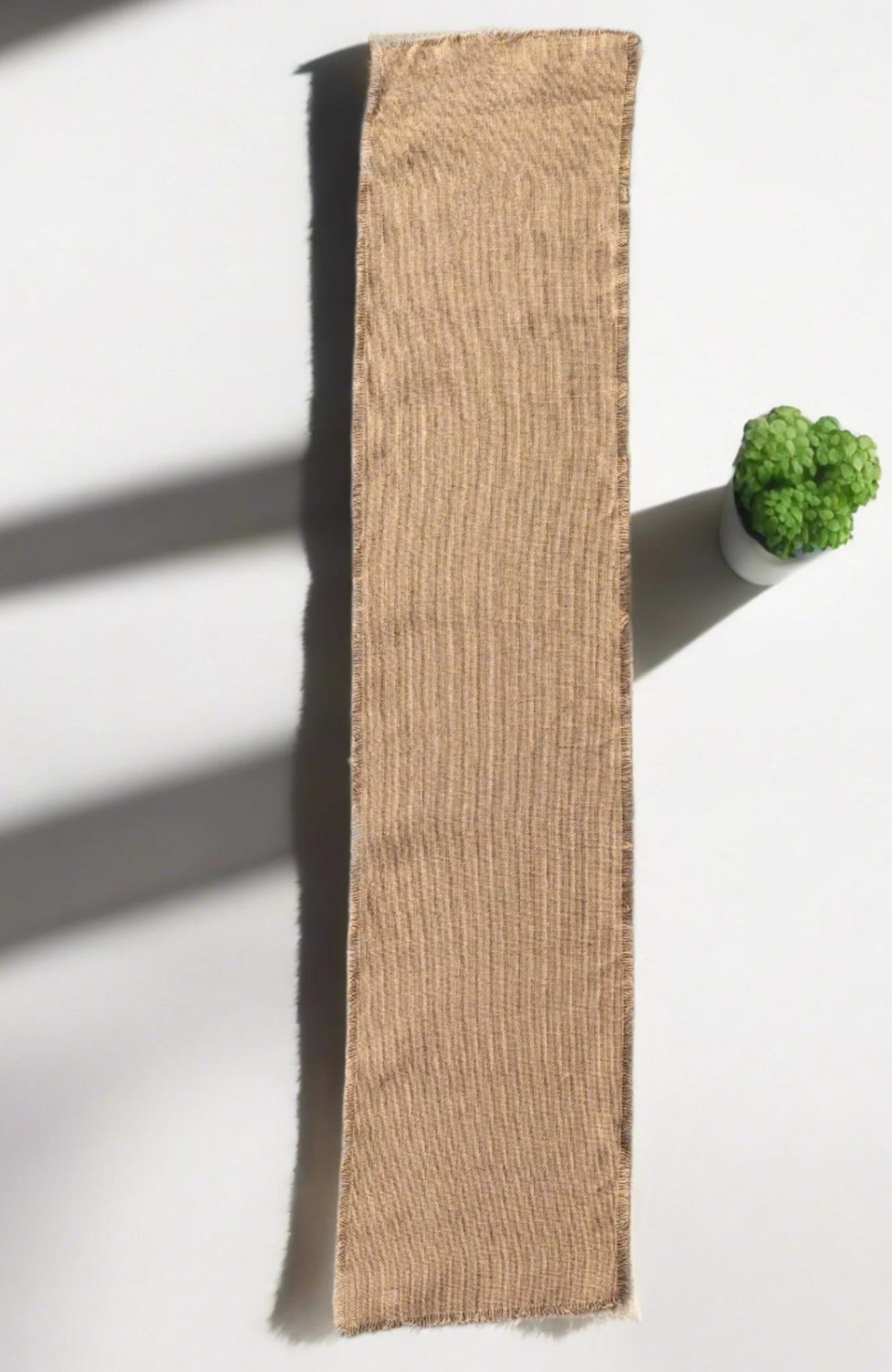 Gharyan Stoneware Jute Table Runner - Thumbnail 3