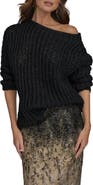 Donna Karan New York Open Stitch Sweater