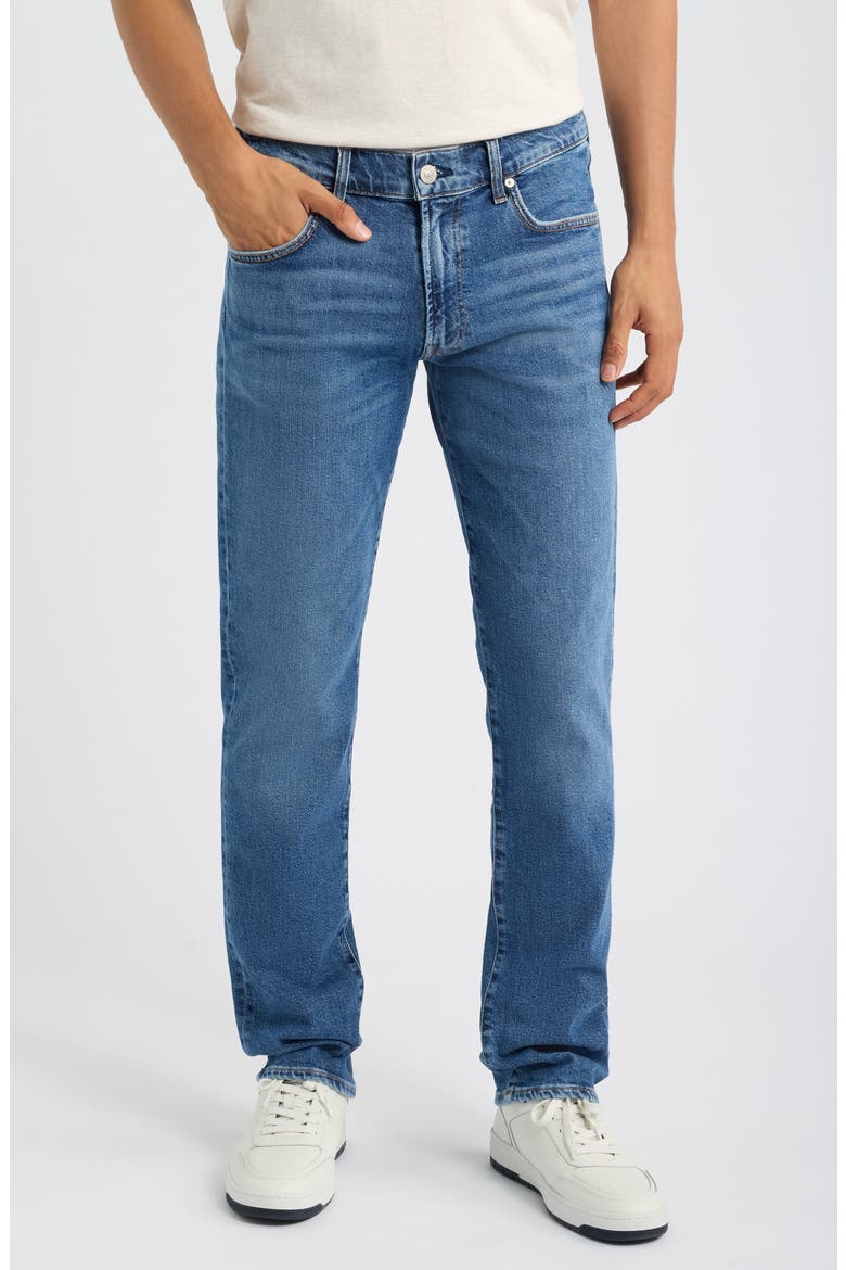 Gage Slim Straight Leg Jeans, Main, color, TRUE BLUE MD DK BLUE
