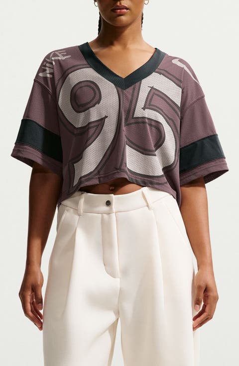 Sportswear Oversize Crop Jersey