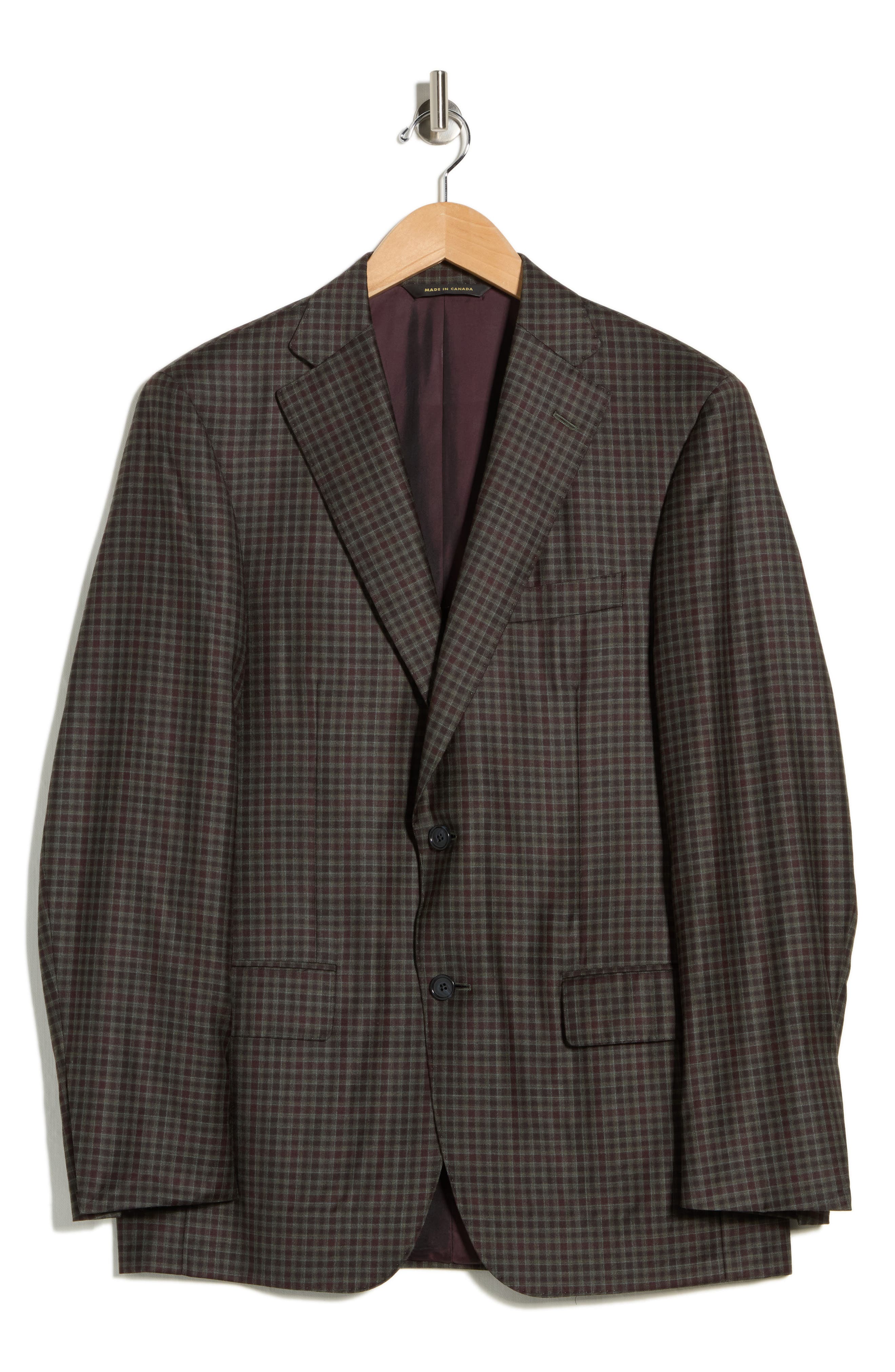 Heritage Gold Check Wool Sport Coat