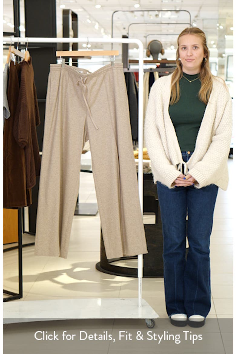 Wide Leg Wool Blend Pants (Women) | Nordstrom