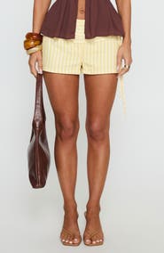 Princess Polly Electric Nights Stripe Low Rise Shorts