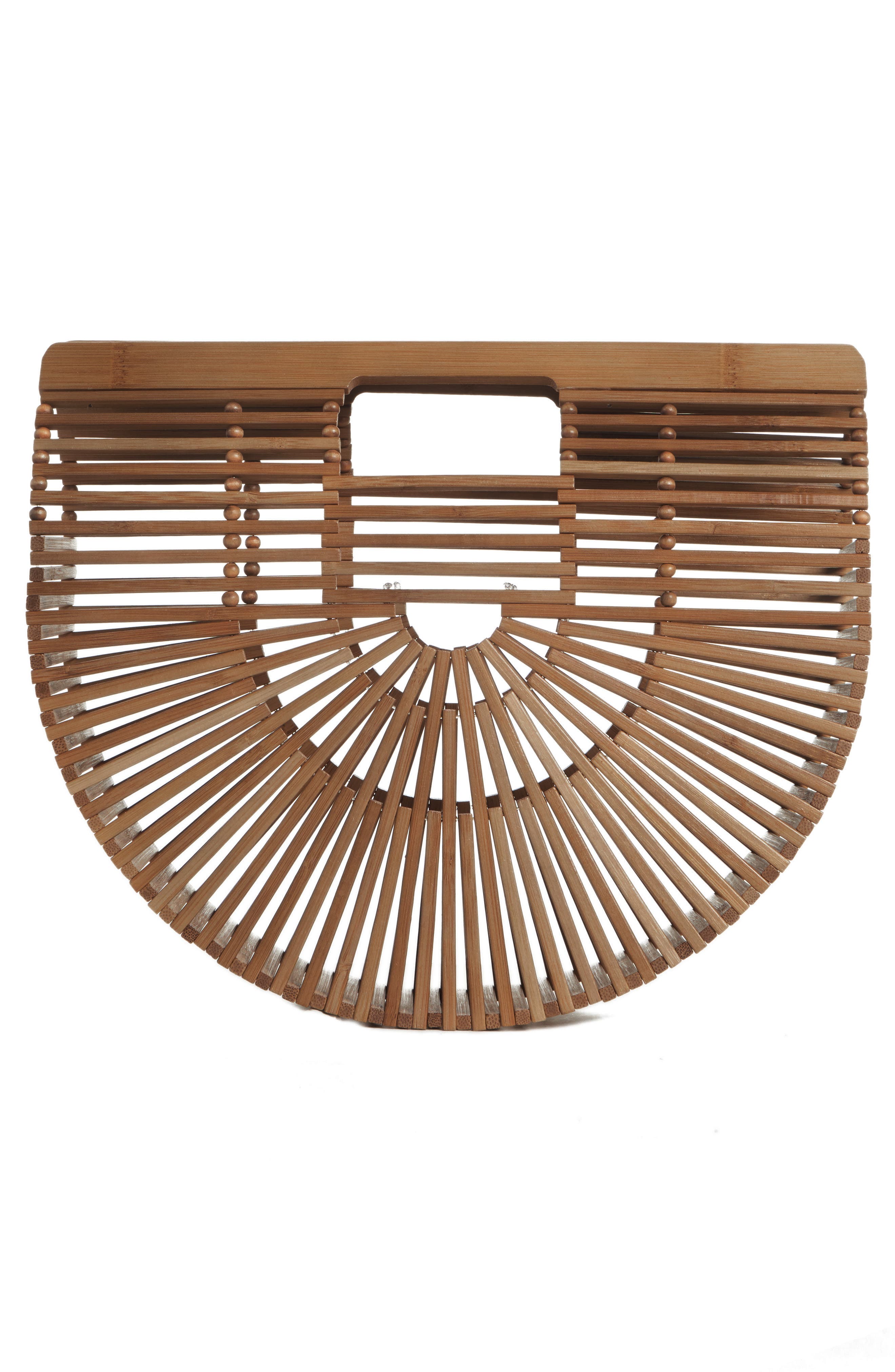 Cult Gaia Small Ark Bamboo Handbag, Alternate, color, 