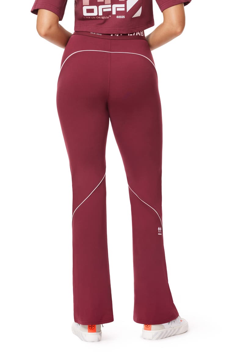 Performance Bootcut Leggings, Alternate, color, BURGUNDY