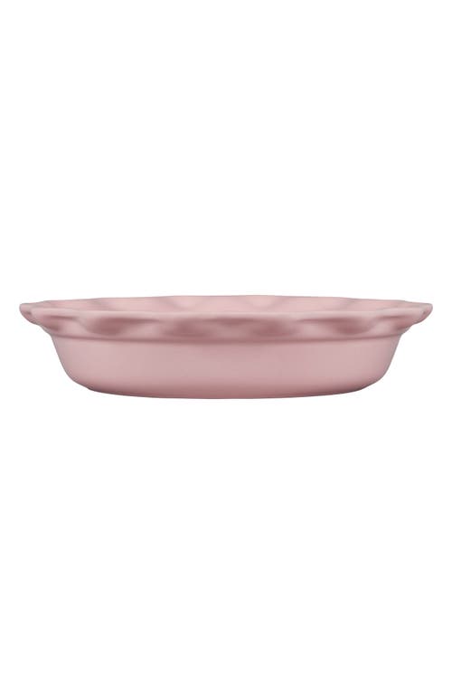 Le Creuset 9-inch Heritage Stoneware Pie Dish In Chiffon Pink