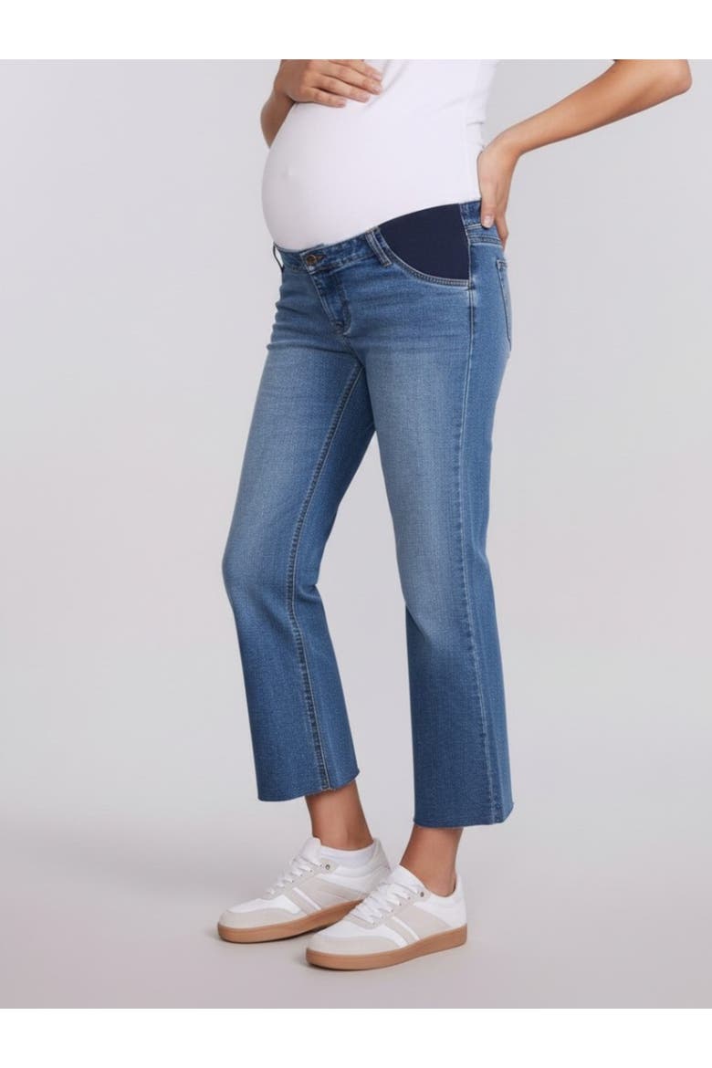 Under the Belly Wide Leg Crop Jeans, Alternate, color, Echo Wash