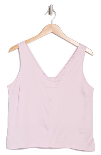 Travismathew Sun Soak Crop Tank In Lilac Snow