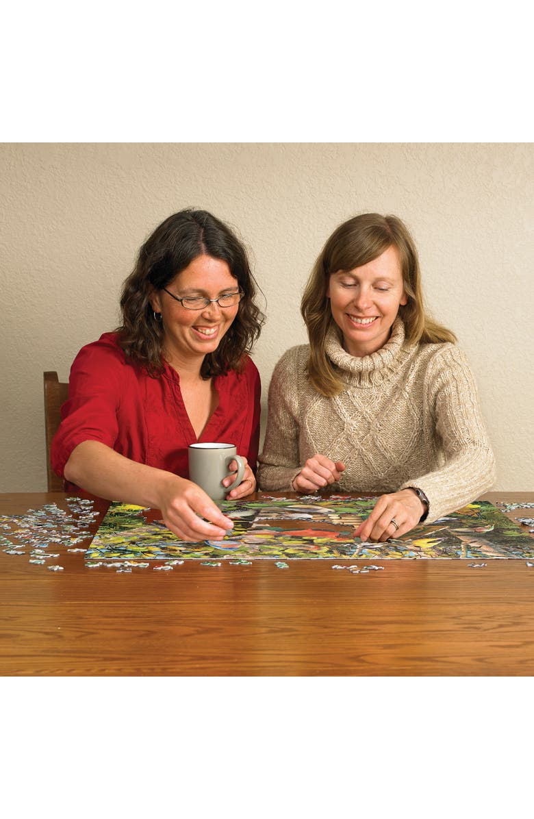 Cobble Hill 1000 Piece Puzzle,Bird Cabin Reference Poster Included, Alternate, color, Multicolored