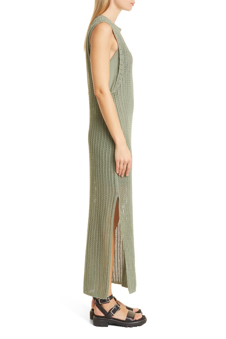 Riley Sleeveless Maxi Dress, Alternate, color, SAGE GREEN