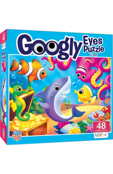 Googly Eyes Shark & Friends 48pc Puzzle