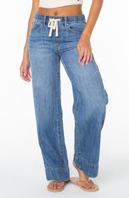 Roxy Finley Wide Leg Drawstring Jeans