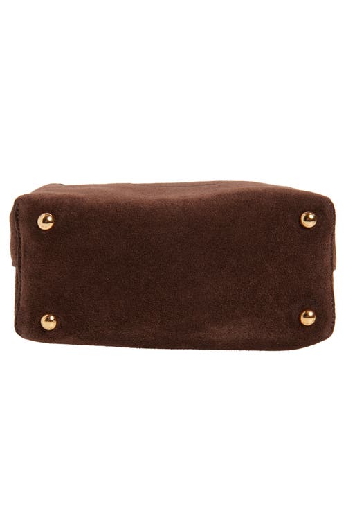 Etro , Mini Libra Tote Bag In Suede, Woman, Brown