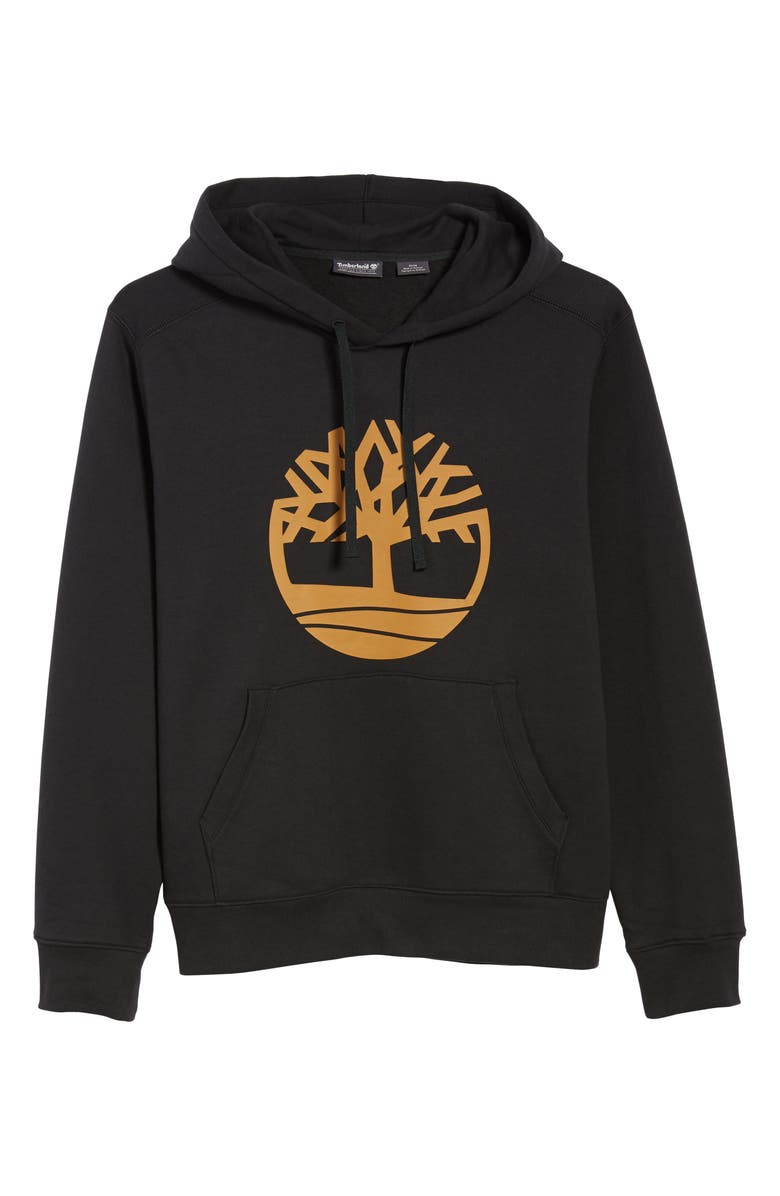 Timberland Logo Hoodie Sweatshirt, Alternate, color, 